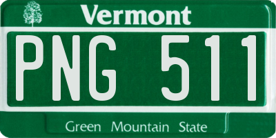 VT license plate PNG511