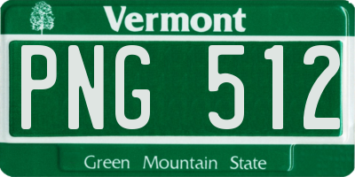 VT license plate PNG512