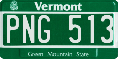 VT license plate PNG513