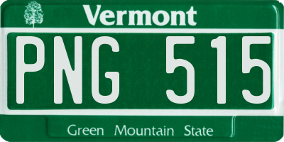 VT license plate PNG515