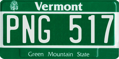VT license plate PNG517
