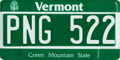 VT license plate PNG522