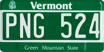 VT license plate PNG524