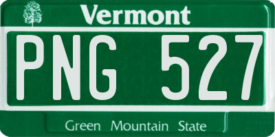 VT license plate PNG527