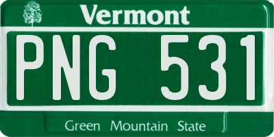 VT license plate PNG531