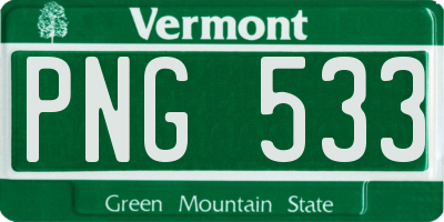 VT license plate PNG533