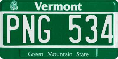 VT license plate PNG534