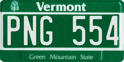 VT license plate PNG554