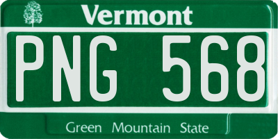 VT license plate PNG568