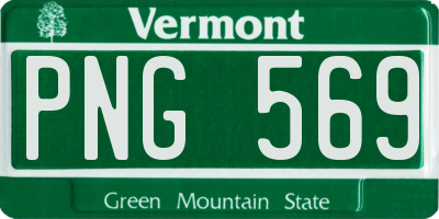 VT license plate PNG569