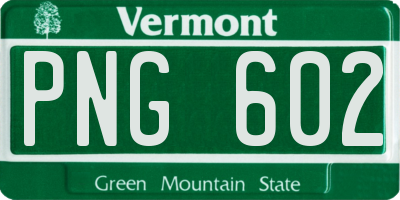 VT license plate PNG602