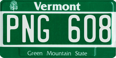 VT license plate PNG608