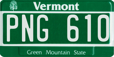 VT license plate PNG610