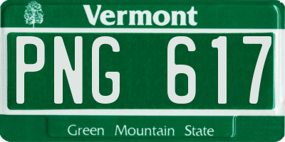 VT license plate PNG617