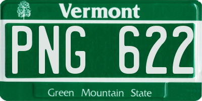 VT license plate PNG622