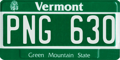 VT license plate PNG630