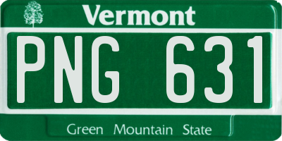 VT license plate PNG631