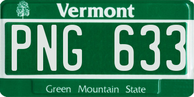 VT license plate PNG633