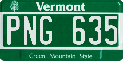 VT license plate PNG635
