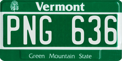 VT license plate PNG636