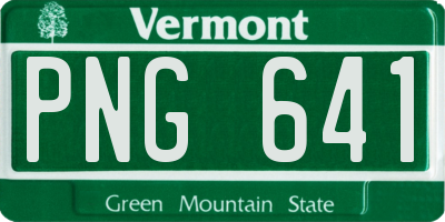 VT license plate PNG641