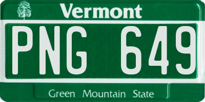 VT license plate PNG649