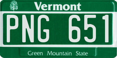 VT license plate PNG651