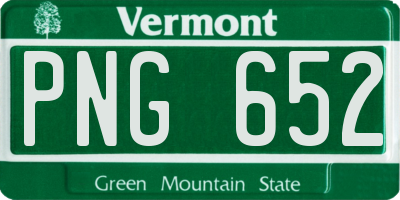 VT license plate PNG652
