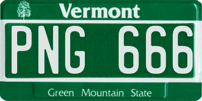 VT license plate PNG666