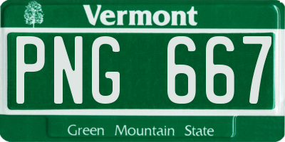 VT license plate PNG667