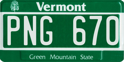 VT license plate PNG670