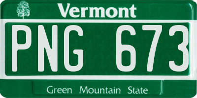 VT license plate PNG673