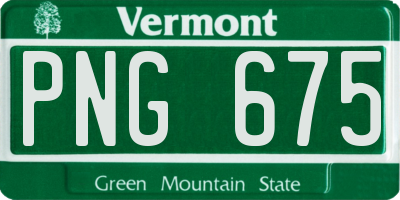 VT license plate PNG675