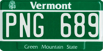 VT license plate PNG689