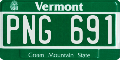 VT license plate PNG691