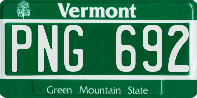 VT license plate PNG692