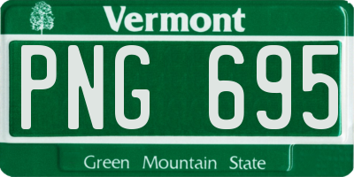 VT license plate PNG695