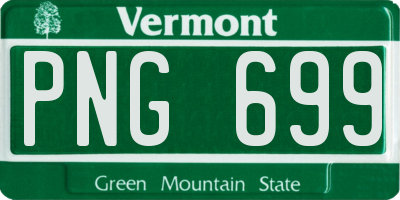 VT license plate PNG699