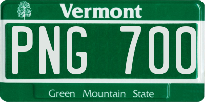 VT license plate PNG700