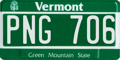 VT license plate PNG706