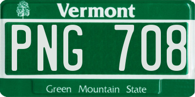 VT license plate PNG708