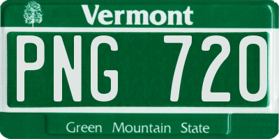 VT license plate PNG720