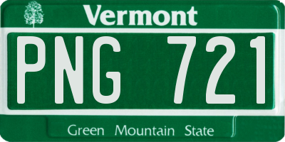 VT license plate PNG721
