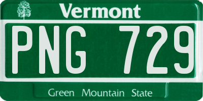 VT license plate PNG729