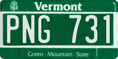 VT license plate PNG731