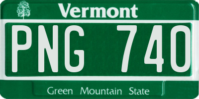 VT license plate PNG740