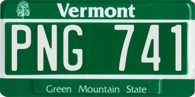 VT license plate PNG741