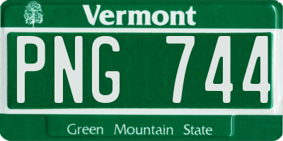 VT license plate PNG744