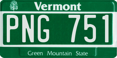 VT license plate PNG751
