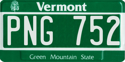 VT license plate PNG752